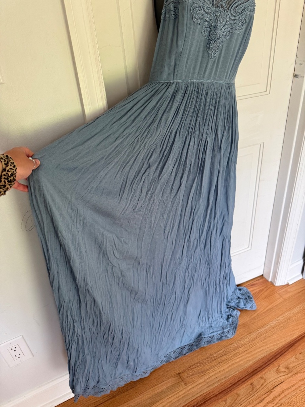 Kimchi Blue Size 10 Blue Maxi Dress - Picture 2 of 16
